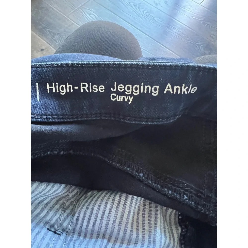 Talbots Flawless High-Rise Jegging Ankle Curvy Dark Wash Indigo Jeans Size 10 - Picture 4 of 6